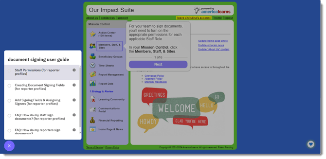 Document Signing User Guide