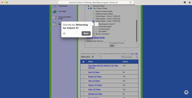 Archive Cohort 3 Fellows (NOT Returning for Cohort 4)