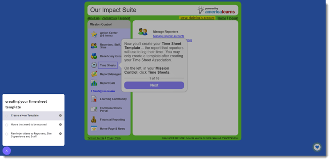 Creating Your Timesheet Template