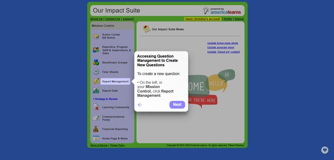 create a new question